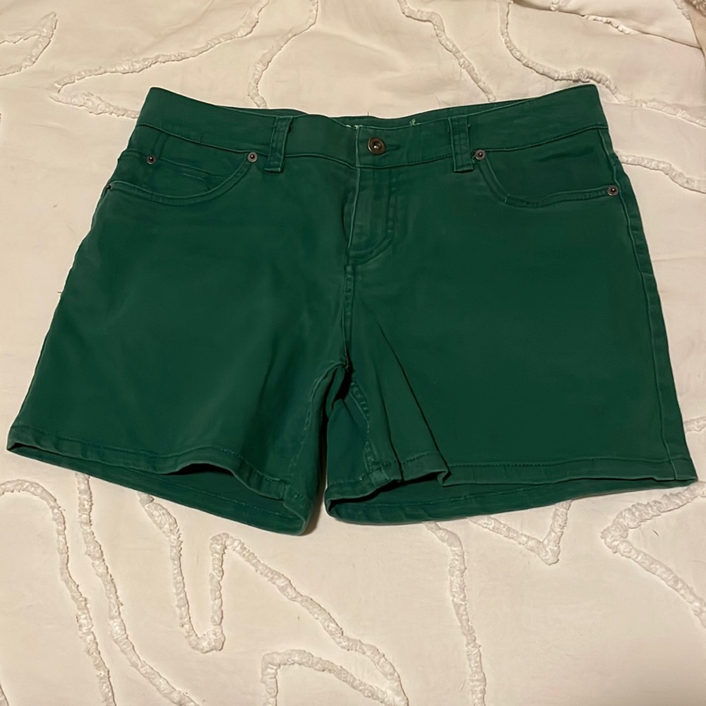 green shorts